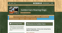 Desktop Screenshot of goldenearsdogs.org